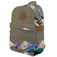 Surreal Art Psychadelic Mountain Classic Backpack by uniart180623