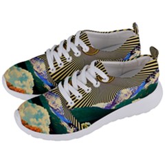 Surreal Art Psychadelic Mountain Men s Lightweight Sports Shoes by uniart180623