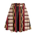 Textile Pattern Abstract Fabric High Waist Skirt View1