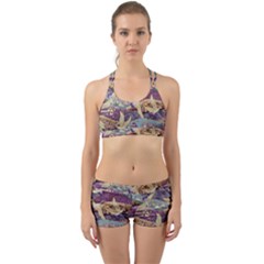Textile-fabric-cloth-pattern Back Web Gym Set by Bedest