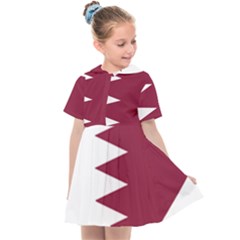 Heart-love-flag-qatar Kids  Sailor Dress by Bedest