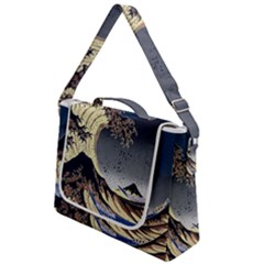 The Great Wave Off Kanagawa Japan Japanese Waves Box Up Messenger Bag by pakminggu