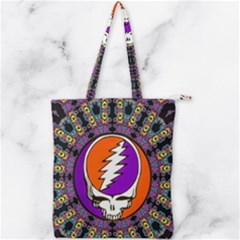 Gratefuldead Grateful Dead Pattern Double Zip Up Tote Bag by Cowasu