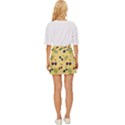 Seamless Pattern Of Sunglasses Tropical Leaves And Flower Mini Front Wrap Skirt View4