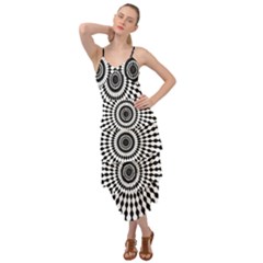 Starburst-sunburst-hypnotic Layered Bottom Dress by Bedest