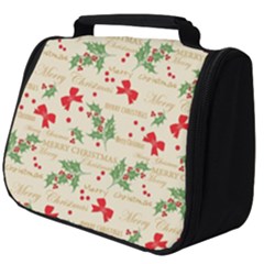 Christmas-paper-scrapbooking-- Full Print Travel Pouch (big) by Bedest