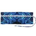 Background-blue-flower Roll Up Canvas Pencil Holder (M) View2