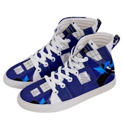 Tardis-doctor-who Women s Hi-top Skate Sneakers by Cowasu