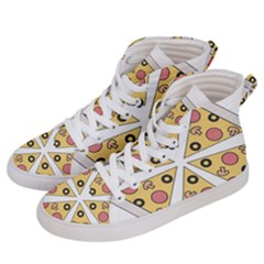 Pizza-slice-food-italian Women s Hi-top Skate Sneakers by Cowasu