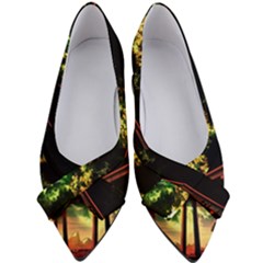 Science-fiction-forward-futuristic Women s Bow Heels by Cowasu