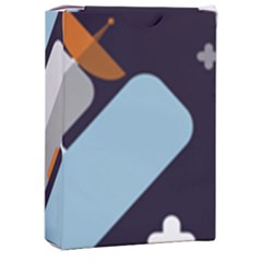 Satellite-machine-space-dark Playing Cards Single Design (rectangle) With Custom Box by Cowasu