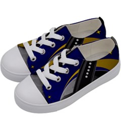 Science-fiction-sci-fi-sci-fi-logo Kids  Low Top Canvas Sneakers by Sarkoni