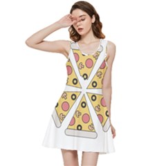Pizza-slice-food-italian Inside Out Racerback Dress by Sarkoni