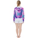 Geometry Abstract Pattern Hypercube Women s Tie Up Sweat View2