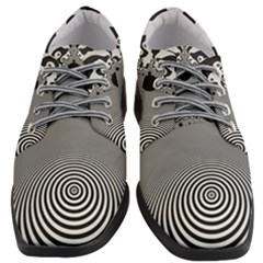Pattern Illusion Fractal Mandelbrot Women Heeled Oxford Shoes by Bangk1t