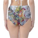 Abstract Background Pattern Classic High-Waist Bikini Bottoms View2