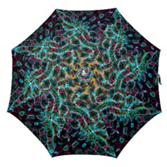 Fractal Abstract Waves Background Wallpaper Straight Umbrellas by Ravend