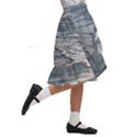 Atlantic Ocean Aerial View, Tierra Del Fuego, Argentina Kids  Ruffle Flared Wrap Midi Skirt View3