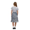 Atlantic Ocean Aerial View, Tierra Del Fuego, Argentina Kids  Ruffle Flared Wrap Midi Skirt View4