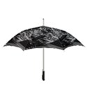 Black And Gray Circuit Board Computer Microchip Digital Art Straight Umbrellas View3