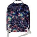 Psychedelic Colorful Abstract Trippy Fractal Double Compartment Backpack View3