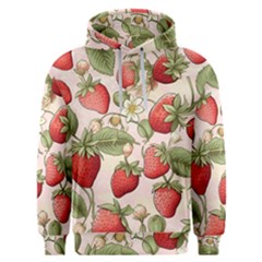 Strawberry Fruit Men s Overhead Hoodie by Bedest
