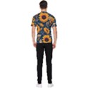 Flower Pattern Spring Men s Short Sleeve Rash Guard View2