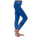 Sky Night Moon Clouds Crescent Kids  Lightweight Velour Classic Yoga Leggings View3