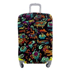 Multicolored Doodle Abstract Colorful Multi Colored Luggage Cover (small) by Grandong