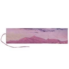 Aesthetic Landscape Vintage Cartoon Roll Up Canvas Pencil Holder (l) by Sarkoni