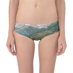Anime Scenery Drawing Sky Landscape Cloud Cartoon Classic Bikini Bottoms by Sarkoni