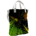Machine Technology Circuit Electronic Computer Technics Detail Psychedelic Abstract Pattern Canvas Messenger Bag View2