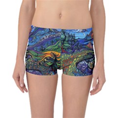 Psychedelic Landscape Boyleg Bikini Bottoms by Sarkoni