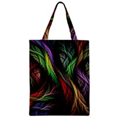 Abstract Psychedelic Zipper Classic Tote Bag by Sarkoni