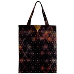Abstract Psychedelic Geometry Andy Gilmore Sacred Zipper Classic Tote Bag by Sarkoni