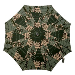 Christmas Vector Seamless Tree Pattern Hook Handle Umbrellas (medium) by Sarkoni