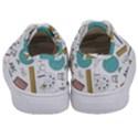 School Subjects And Objects Vector Illustration Seamless Pattern Kids  Classic Low Top Sneakers View4