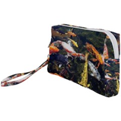 Koi Pond 3d Fish Wristlet Pouch Bag (small) by Grandong