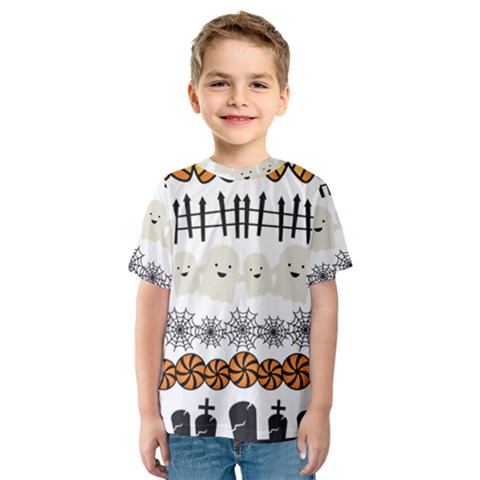 Halloween Holidays Kids  Sport Mesh T-shirt by Sarkoni