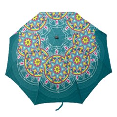 Abstract Digital Artwork Folding Umbrellas by Ndabl3x