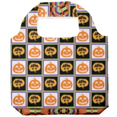 Chess Halloween Pattern Foldable Grocery Recycle Bag by Ndabl3x