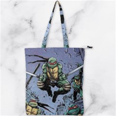 Teenage Mutant Ninja Turtles Comics Double Zip Up Tote Bag by Sarkoni