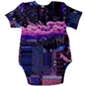 Retro City Pixel Baby Short Sleeve Bodysuit View2