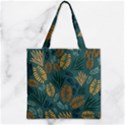 Leaves Pattern Texture Plant Zipper Grocery Tote Bag View2