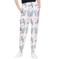 Cartoon Cat Cute Animal Kawaii Pastel Pattern Women s Tapered Pants by Ndabl3x