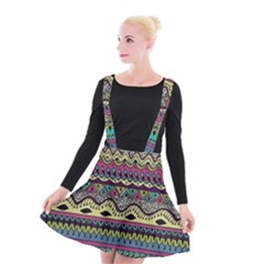 Aztec Design Suspender Skater Skirt by nateshop