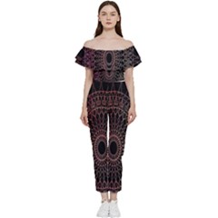 Mandala   Lockscreen , Aztec Bardot Ruffle Jumpsuit by nateshop
