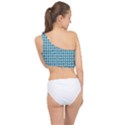 Arabic Pattern Spliced Up Bikini Top  View2