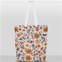 Boho Flowers Seamless Patternn Full Print Rope Handle Tote (Small) View1