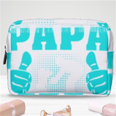 Best Papa Ever T- Shirt Best Papa Ever T- Shirt Yoga Reflexion Pose T- Shirtyoga Reflexion Pose T- Shirt Make Up Pouch (medium) by hizuto